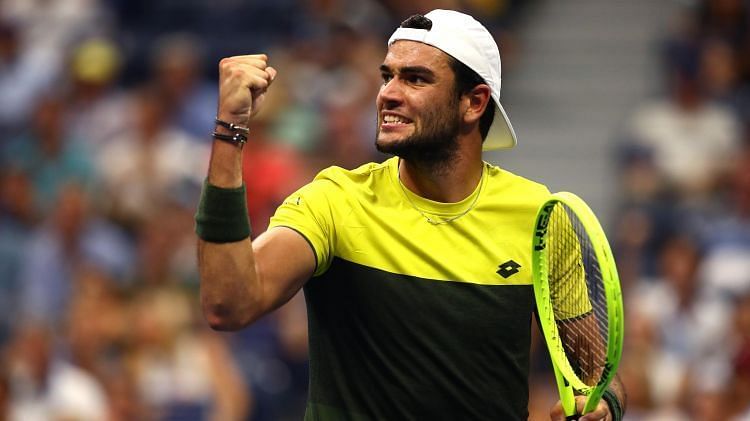 Berrettini exults after surviving a five-set thriller against Monfils