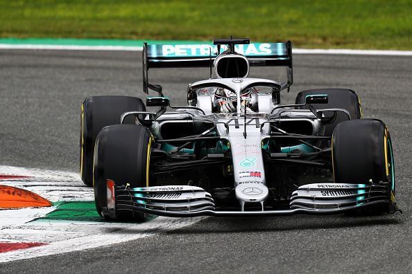 Lewis Hamilton complained over the radio about having been sent out in clean air