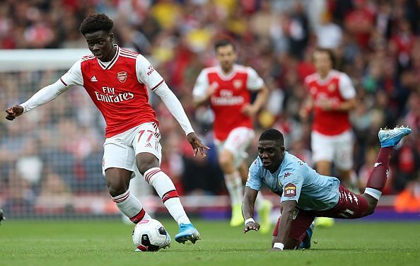 Saka has been brilliant for Arsenal