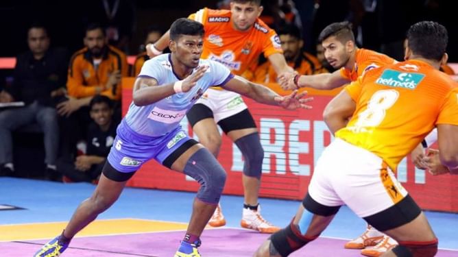 PKL 2019, Match 96, Puneri Paltan v Tamil Thalaivas: V Ajith Kumar, Manjeet pick up Super 10s in thrilling 36-36 tie