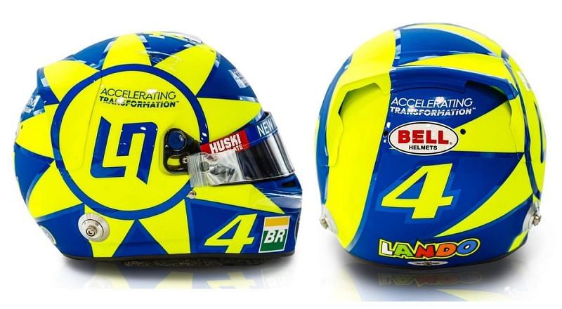 Norris has been a long-time admirer of the great Valentino Rossi