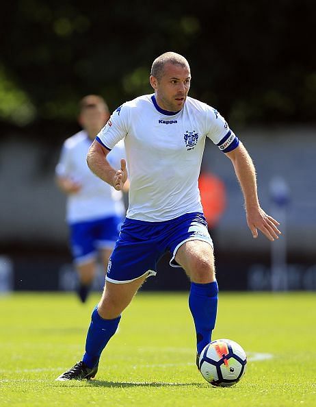 Bury FC midfielder Stephen Dawson