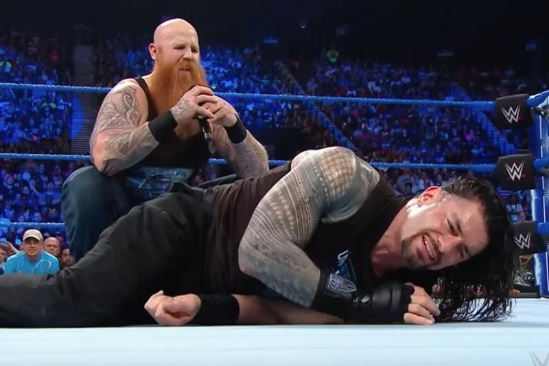 Erick Rowan revealed himself as Roman Reign mystery attacker