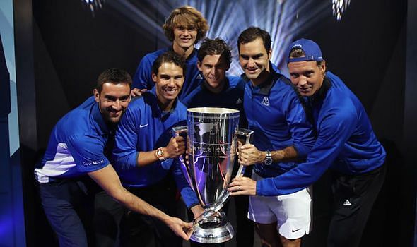 Team Europe with the inaugural Laver Cup in 2017