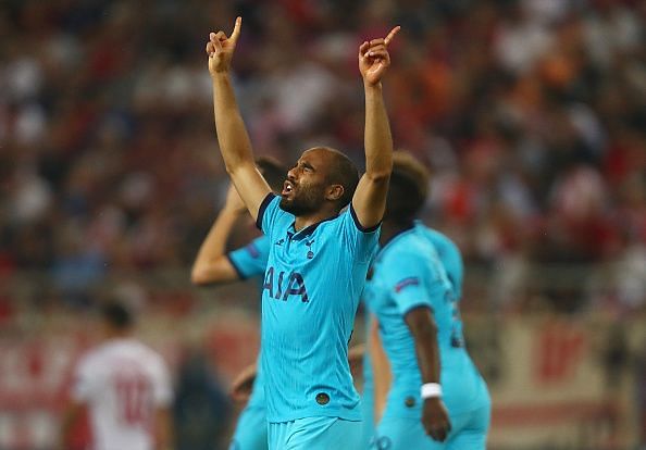 Lucas Moura put Tottenham 2-0 up