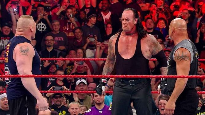 WWE न्यूज: Crown Jewel 2019 के लिए द अंडरटेकर, ब्रॉक लैसनर और गोल्डबर्ग जैसे सुपरस्टार्स की वापसी हुई तय