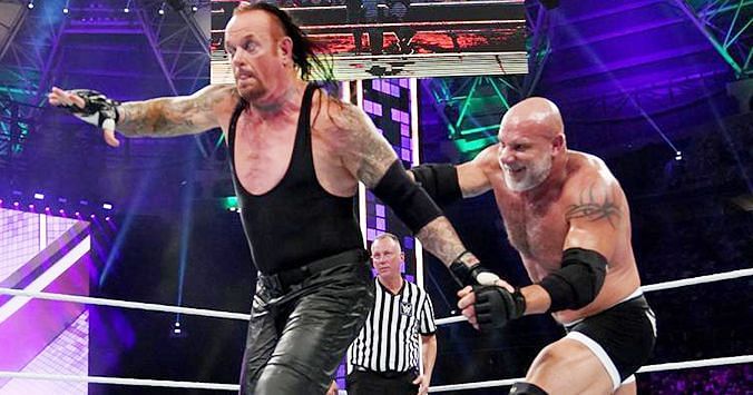 The Undertaker faced Goldberg earlier this year at Super ShowDown