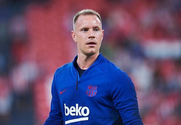 Ter Stegen became the first Barcelona goalie to register an assist in the 21st century