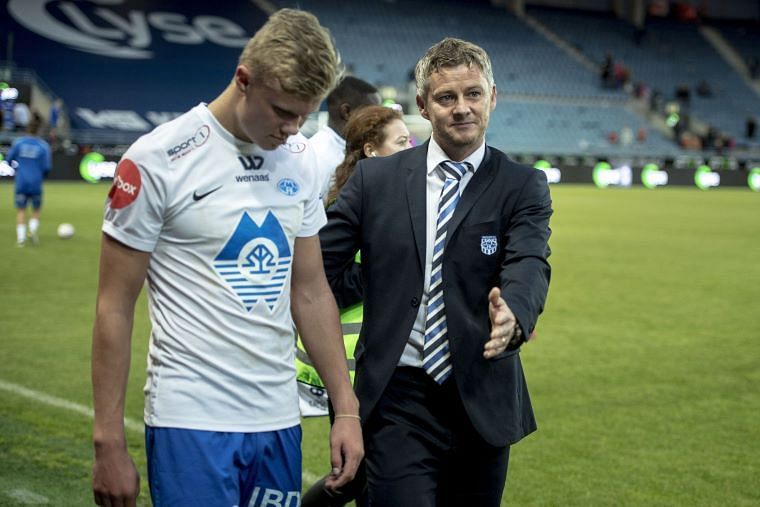 Ole coached Haaland during his time at Molde
