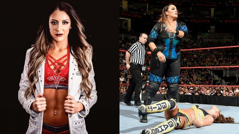 Britt Baker appeared on RAW to face Nia Jax