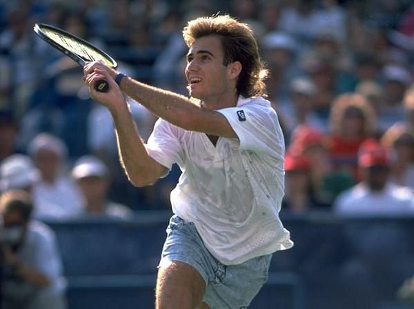 World no. 1 Andre Agassi