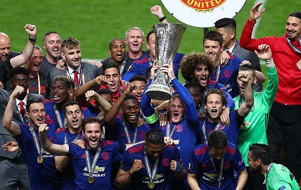 Manchester United won the Europa League last time they appeared in 2017.