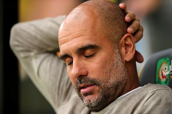Guardiola would want his men to bounce back from their 3-2 defeat to Norwich