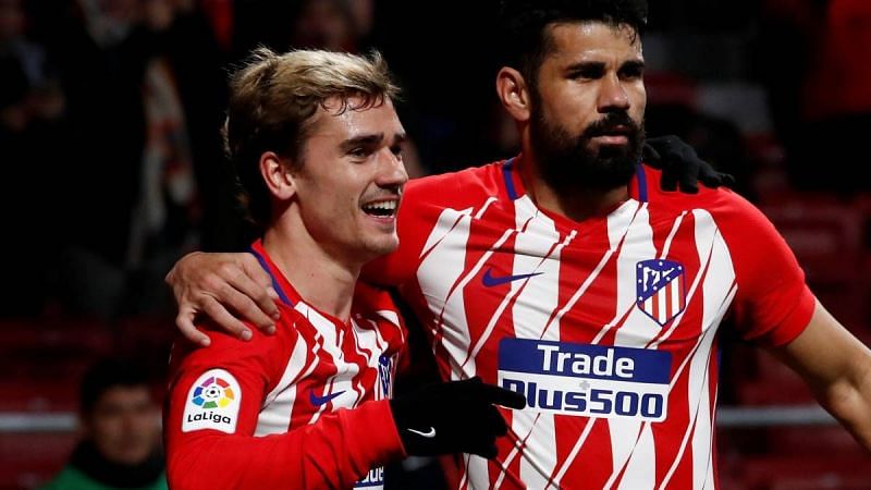 Diego Costa and Antoine Griezmann enjoyed a healthy partnership at Atletico Madrid