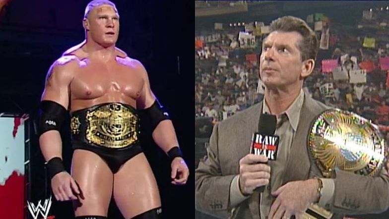 Lesnar and McMahon