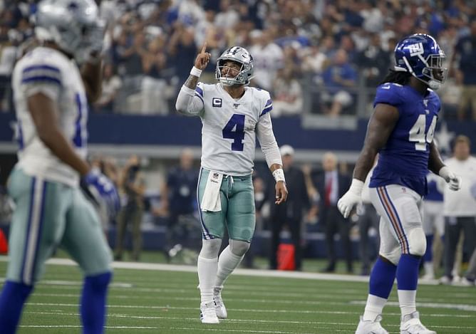 Jerry Jones: Prescott deal near as Cowboys top Giants 35-17