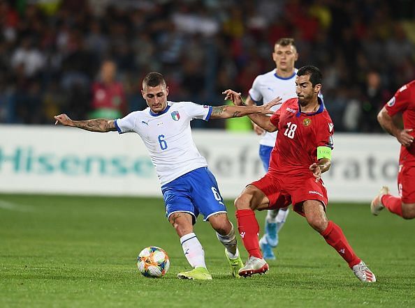 Verratti earned himself a suspension after third booking in the qualification stage.