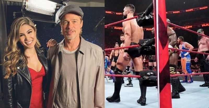 Brad Pitt jested about not wanting to wrestle, but looks forward to attending a WWE event as a spectator
