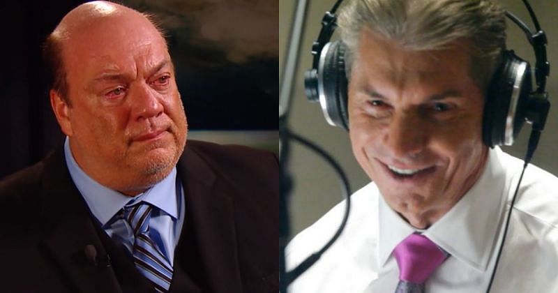 Paul Heyman and Vince McMahon.