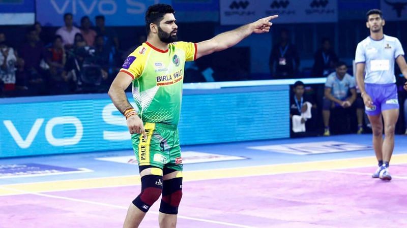 Pardeep Narwal scored 36 points against Bengal Warriors at Greater Noida