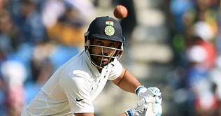 Rohit Sharma gets out on a duck while opening the innings for Board President's XI against South Africa