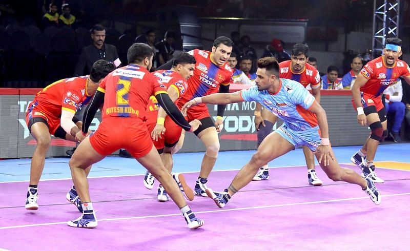 UP Yoddha shows the might of their defence, secures a thrilling win ...