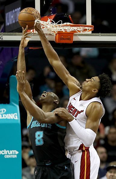 Hassan in a game versus the Charlotte Hornets