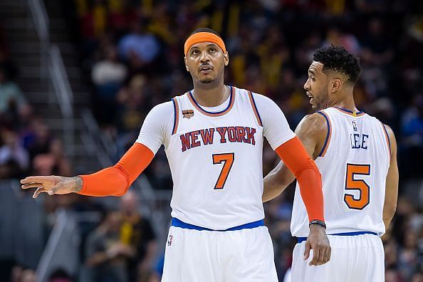 Carmelo Anthony played for the New York Knicks between 2011-2017