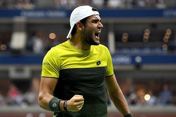 Berrettini exults after reaching his maiden Slam semifinal