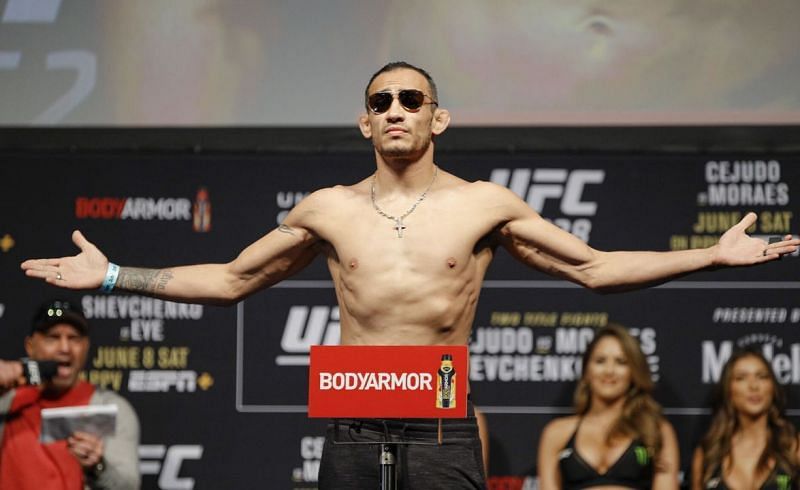 Tony Ferguson has a word or two for Conor McGregor