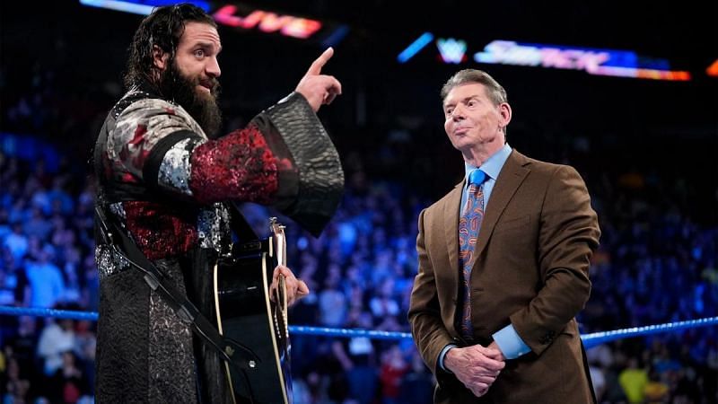 Vince McMahon worked alongside Elias on SmackDown in April 2019