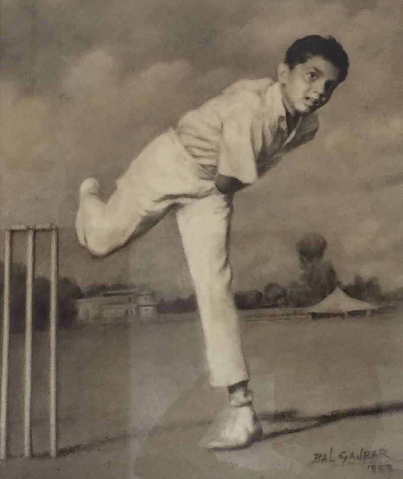 As a schoolboy Madhav Apte had taken 10 wickets for 10 runs in an innings, playing for Wilson High School against Robert Money.&Acirc;&nbsp;Picture Courtesy - Madhav Apte&#039;s personal collection