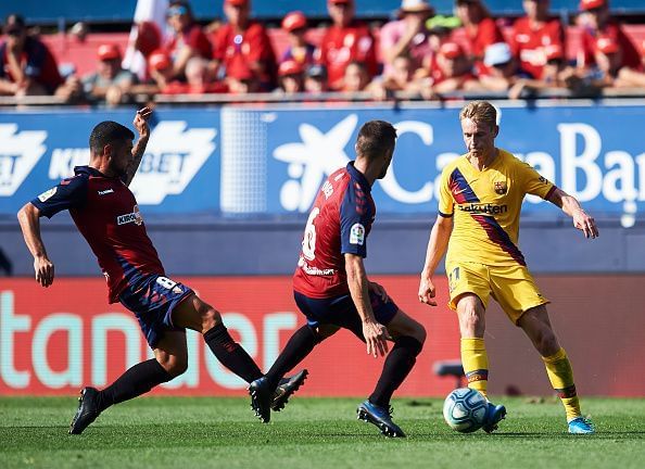 Frenkie de Jong failed to make much of an impact against Osasuna