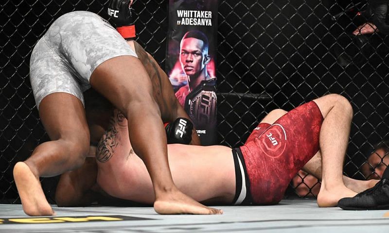 Ovince St. Preux picked up his 4th Von Flue choke over Michal Oleksiejczuk