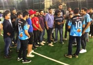 GISB Program Director Neel Shah and IT Magia Solutions Founder and MD Hemant Sharma speak to the GISB students