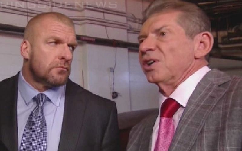 Triple H and Vince McMahon