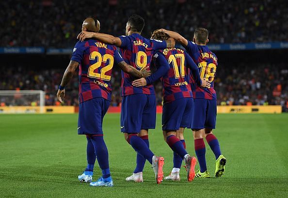 Barcelona got back to winning ways after a string of disappointing results.