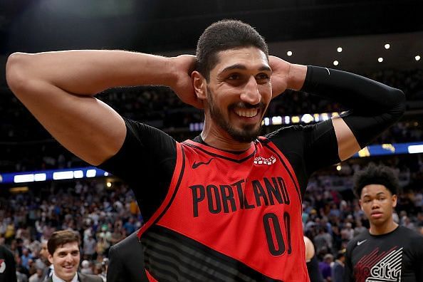 Enes Kanter impressed during his short spell with the Portland Trail Blazers