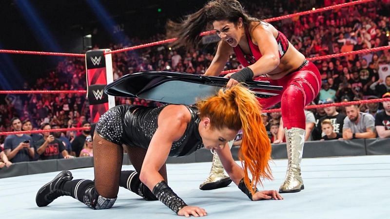 Bayley attacked Lynch to turn heel