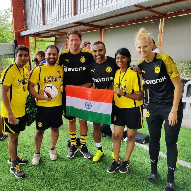 With BVB Legend - Roman Weidenfeller, BVB Asia Pacific and Managing Director - Suresh Letchmanan