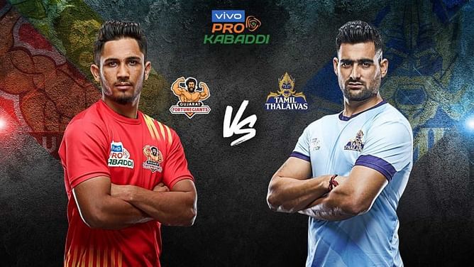 Pro Kabaddi Live Score: Gujarat Fortune Giants v Tamil Thalaivas | Live Commentary and Match Updates | 28th September 2019