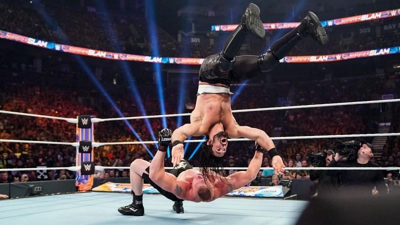 Brock Lesnar lost his Universal Championship to Seth Rollins on two different occasions