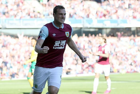 Chris Wood scored a brace to down Norwich at Turf Moor