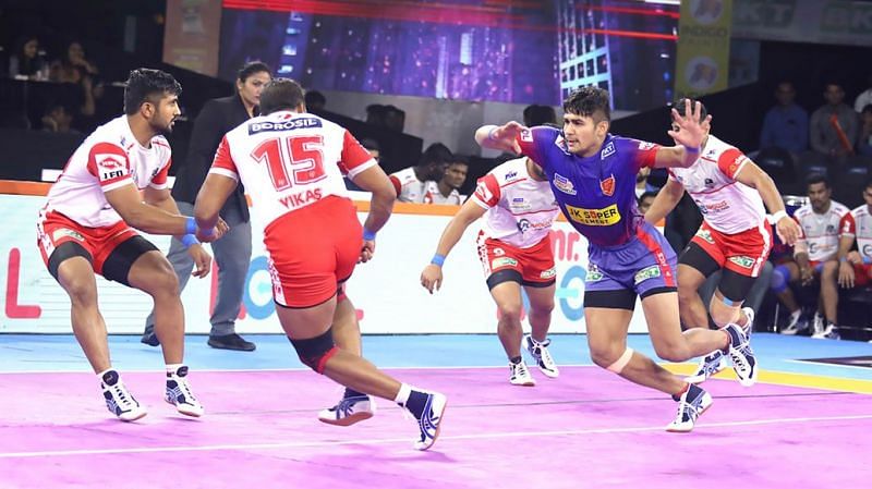 Can Naveen Express continue chugging on? (Image Courtesy: Pro Kabaddi)