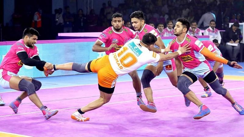 Jaipur Pink Panthers finally registered a win in their home leg