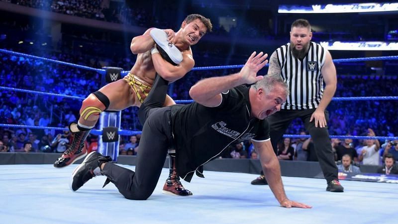Chad Gable made Shane McMahon tap out at Madison Square Garden