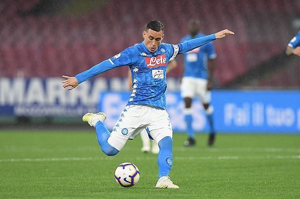 Callejon in action for Napoli