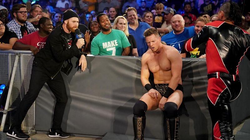 The Miz suffered an assault again