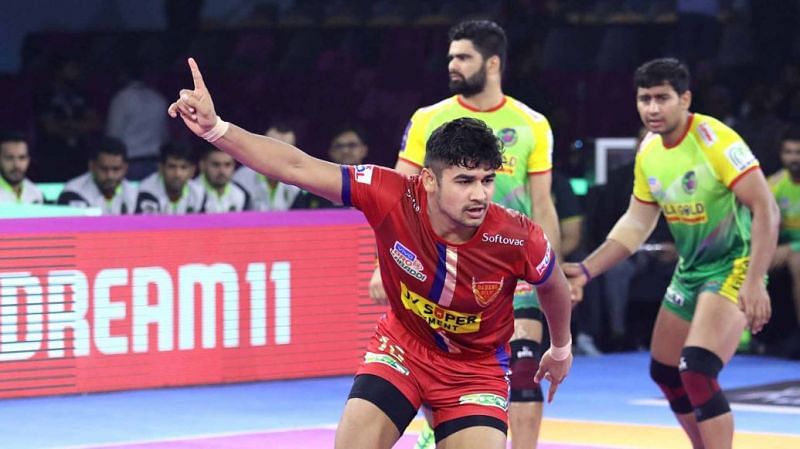 Naveen Kumar helped Dabang Delhi regain the top position