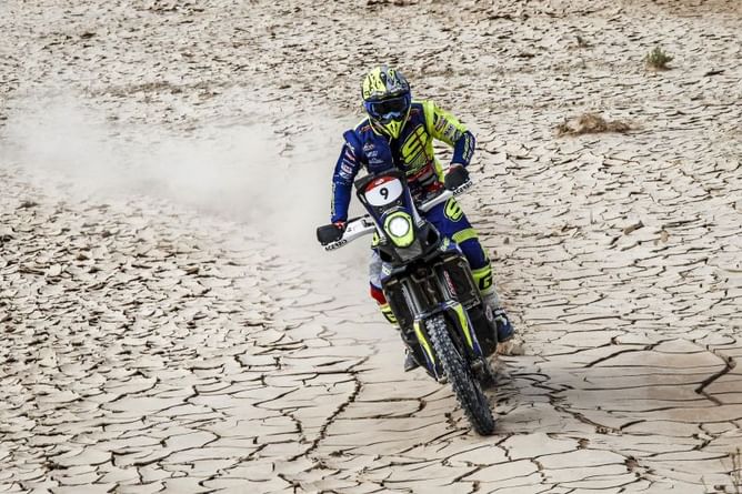 Sherco TVS Rally Factory Team’s Adrien Metge finishes at second place